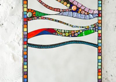 "Color Wave" mosaic mirror