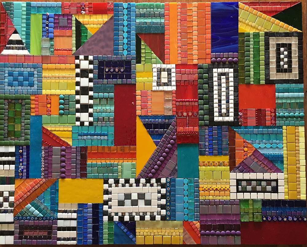 "Every Crayon in the Box" mosaic