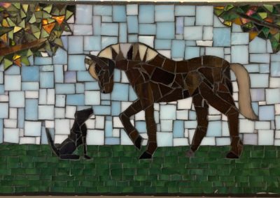 "Farm Friends" mosaic