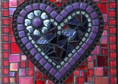"Royal Heart" mosaic