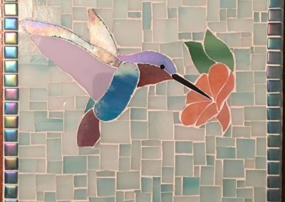 "Hummingbird II" mosaic