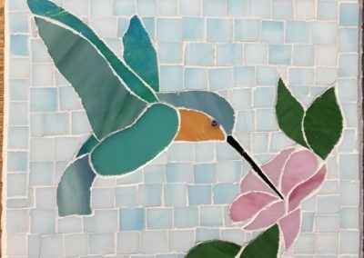 "Hummingbird III" mosaic