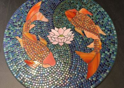 "Koi II" mosaic