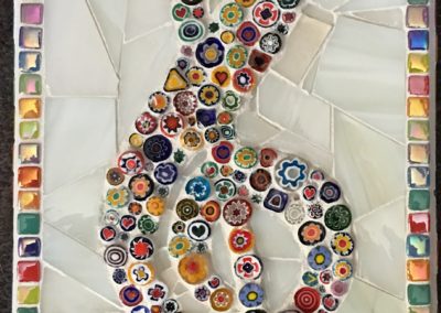 "Rainbow Clef" mosaic