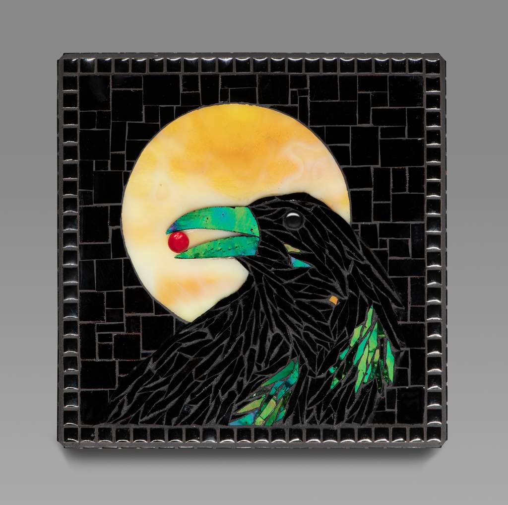 "Raven Treasure III" mosaic