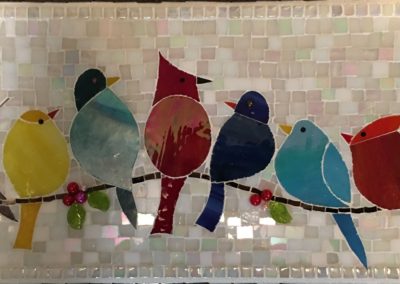 "Songbirds III" mosaic