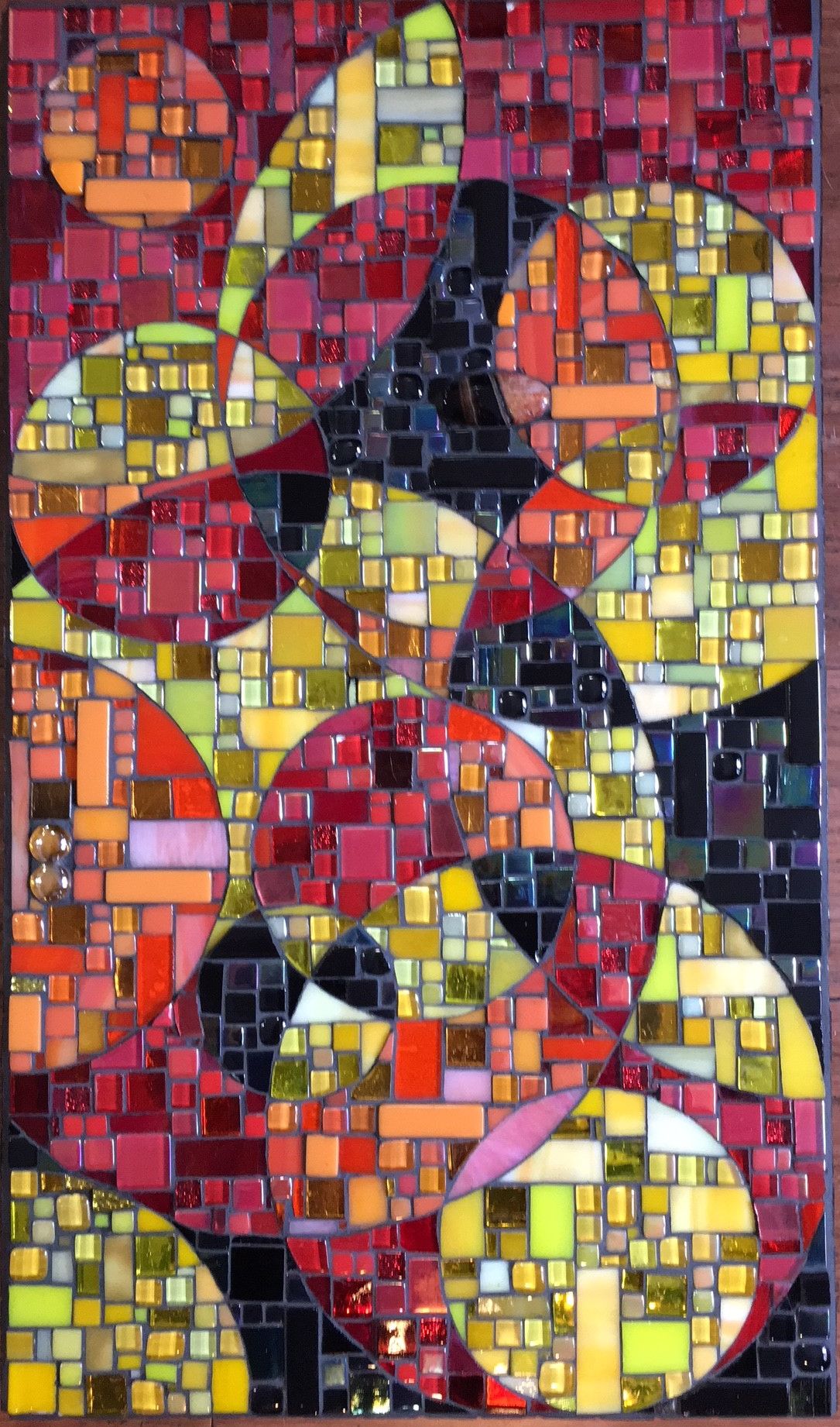 "Geometric Sunset" mosaic