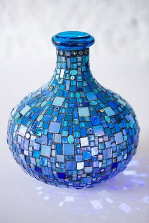 Blue Glow Vase